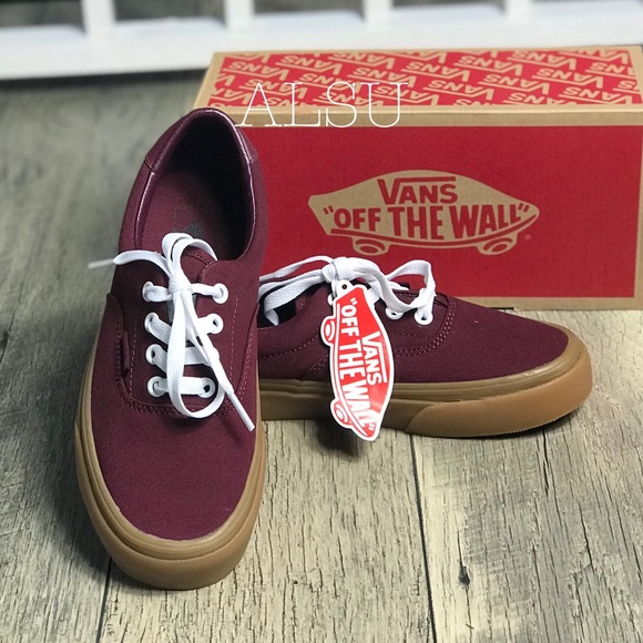 VANS ERA 59 Canvas Gum Rrt Reale Burgundy W AUTHEN - Picture 2 of 8